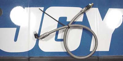 JGY steel braided turbo oil line kit